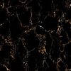 Black And Gold Blossom Dark Color Glazed Porcelain Tile