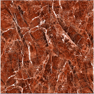 luxury Glazed Porcelain Tile Red Marble Look High Quality Tiles