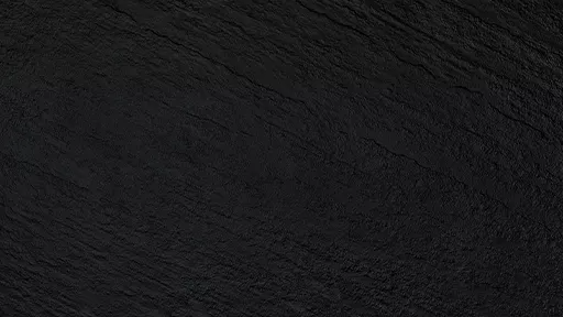 Textured Super Black Stone Slabs Glazed Porcelain Tile