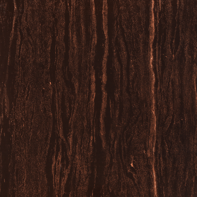 Reddish-Brown Wood Grain Glazed Porcelain Tile