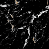 Waterproof Black Polished Marble Effect Tiles Luxury Style 